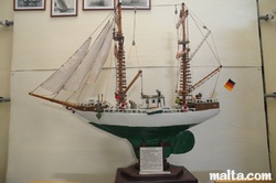 beautiful ship model at the Kelinu grima maritime museum beautiful ship model at the Kelinu grima maritime museum