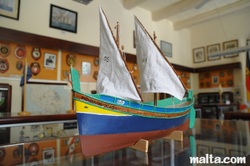 Luzzu model Kelinu grima maritime museum Luzzu model Kelinu grima maritime museum