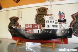 Model of a ship at Kelinu grima maritime museum Model of a ship at Kelinu grima maritime museum