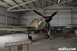 Fighter in the Malta Aviation Museum