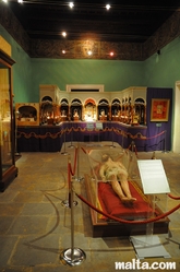 Jesus statue in the Inquisitor's Palace of Vittoriosa