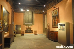 Painting and furniture of the Inquisitor's Palace of Vittoriosa