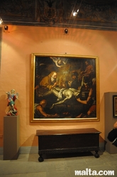 Religious painting of the Inquisitor's Palace of Vittoriosa