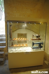 Various folklore pieces exhibited in the Inquisitor's Palace of Vittoriosa