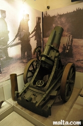 cannon  war museum valletta