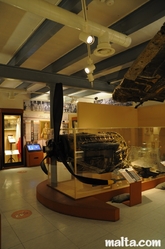 plane engine  war museum valletta