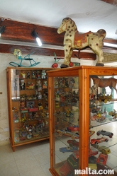 cars and horses at Malta Toy Museum