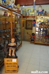 children free entrance at  at Malta Toy Museum