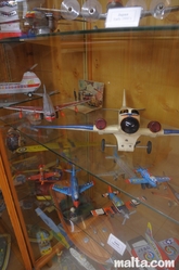 planes at Malta Toy Museum