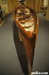 Long boat in the Maritime Museum in Victoriosa