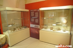 daily life instruments  in the Museum of Archaeology Victoria Gozo