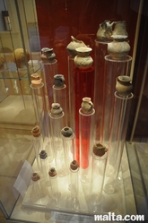 small pottery in the Museum of Archaeology Victoria Gozo small pottery in the Museum of Archaeology Victoria Gozo