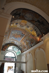 Interior of the Auberge de Provence archaeologic museum