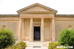 Entrance to the Domus Romana Museum in Rabat Entrance to the Domus Romana Museum in Rabat