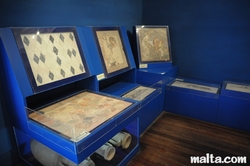 Mosaic collection inside the Domus Romana Museum of Rabat Mosaic collection inside the Domus Romana Museum of Rabat