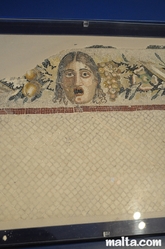 Mosaic decoration in the Domus Romana Museum of Rabat Mosaic decoration in the Domus Romana Museum of Rabat