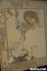 Nice Mosaic in the Domus Romana Museum of Rabat