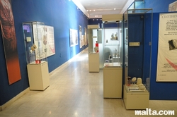 The inside of the Domus Romana Museum of Rabat