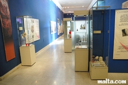 The inside of the Domus Romana Museum of Rabat The inside of the Domus Romana Museum of Rabat