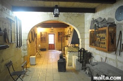 Corridor at ta kola windmill xaghra gozo Corridor at ta kola windmill xaghra gozo