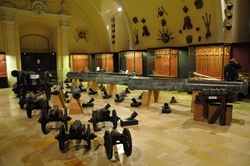 cannons in the palace armoury in valletta