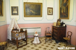 The Four-Poster bedroom of the Casa Rocca Piccola in valletta