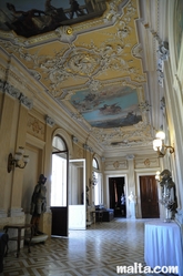corridor in Palazzo Parisio