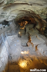 The Ghar Dalam Cave in Birzebbuga