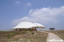 Hagar Qim Temples from the path to the Mnajdra Temples