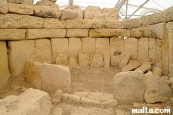Small room inside the Hagar Qim Temples