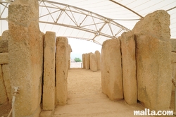 passages at the equinoce and solstice orientated doorway at Mnajdra Temples near Qrendi