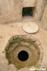 well at tarxien temples