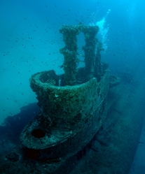 HMS boat with Gozo Aqua sports HMS boat with Gozo Aqua sports