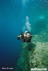 Alex cave underwater view