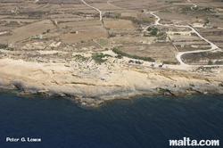 Aerial view of the location of the Karwela Cominoland Gozo