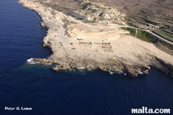 Aerial view of Reqqa point Aerial view of Reqqa point