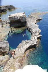 Aerial view of the Blue Hole