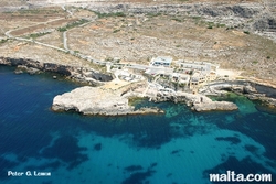 Aerial view of Ghar Lapsi Aerial view of Ghar Lapsi