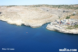 Aerial view of Um el Faroud Zurrieq