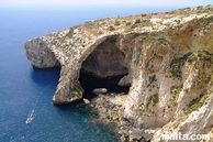 blue grotto view from the cliff blue grotto view from the cliff