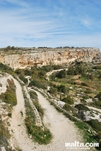 Track in the dingli cliffs