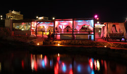 bedouin bar at night