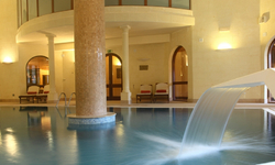 Indoor pool at the Kempinski in Gozo