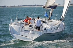 View of Nautica sailing boat