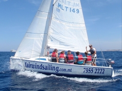 Sailing in Malta with fairwind