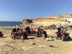 Quad bike tour in gozo.