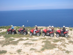 Quad bike tour around gozo.