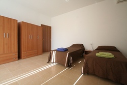 Twin bedroom of Roulette accommodation ec malta