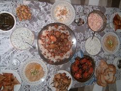 International Christmas dinner