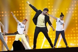 kurt calleja rehearsal eurovision 2012 kurt calleja rehearsal eurovision 2012